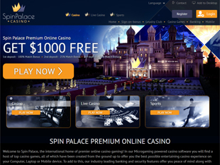 Spin Palace Home